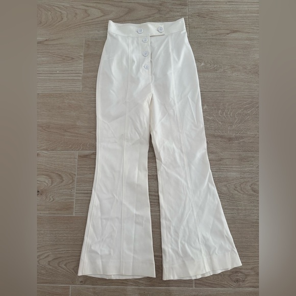 Proenza Schouler Virgin Wool Wide Leg Pants - Picture 2 of 5